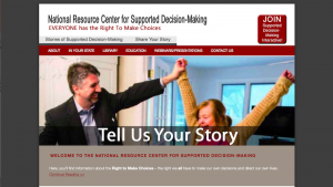 National Resource Center for Supported Decision-Making website photo