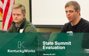 State Summit Cover of two men with idisabilities