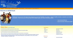 NCWD Youth web page