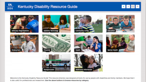 HDI Kentucky Disability Resource Guide website image