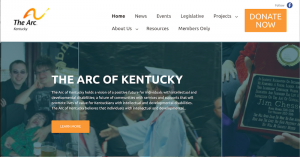 Arc of Kentucky web page
