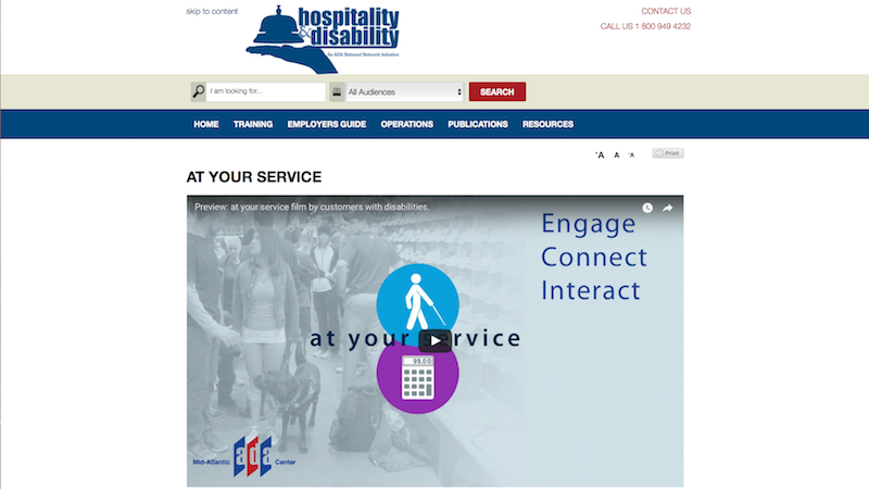 At Your Service web page image