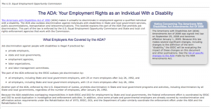 EEOC web page image