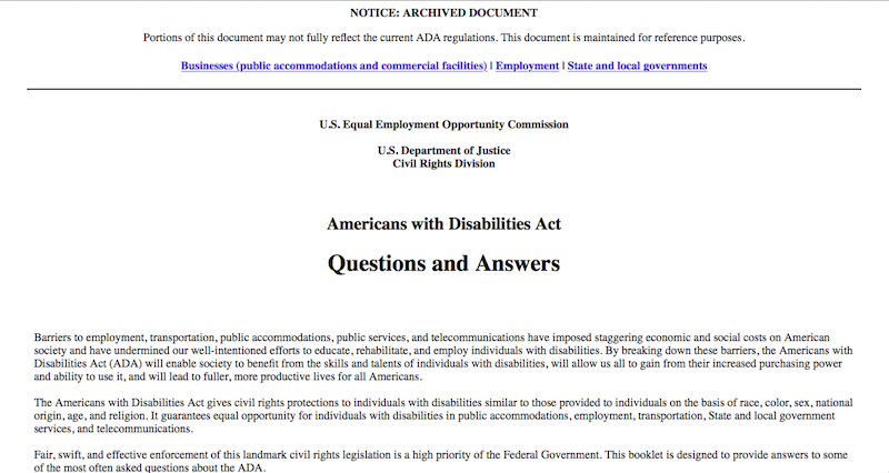EEOC web page image