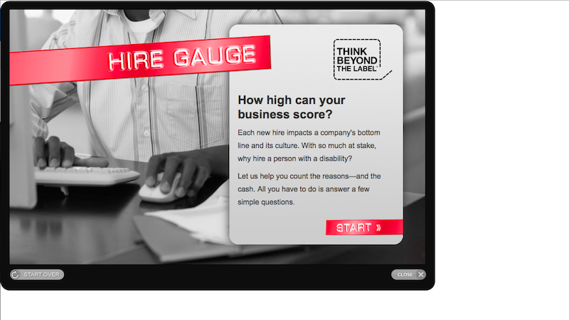 Hire Gauge web page image