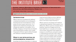 Institute Brief cover image