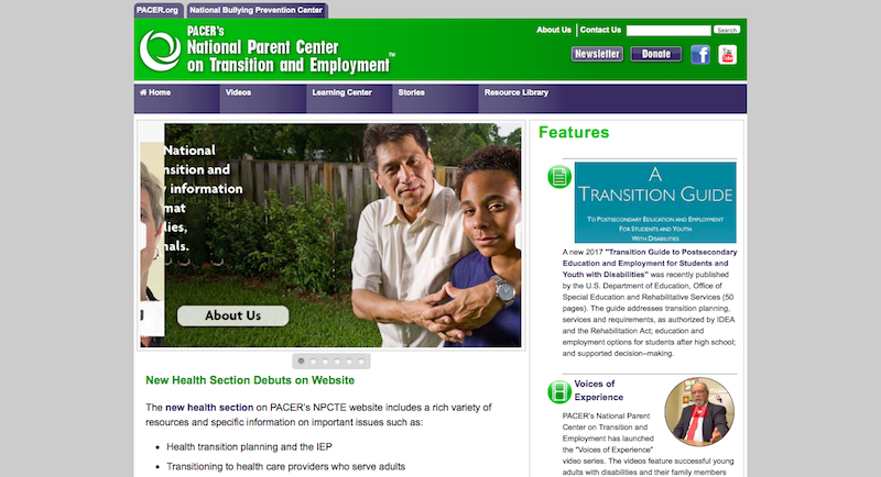Pacer Parent Center web image