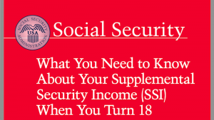 Cover page of SSI booklet