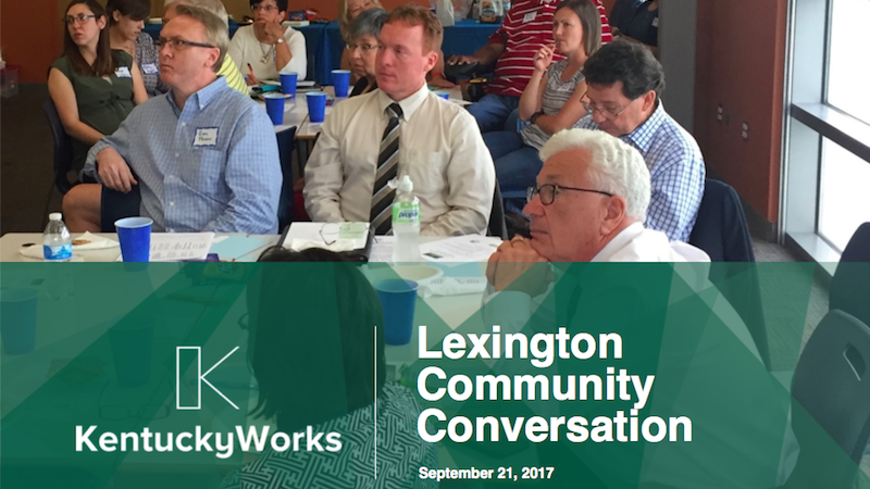 Photo of Lexington Community Conversation Report cover
