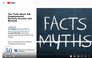 Image of of video with video title: The Truth About Working and SSI