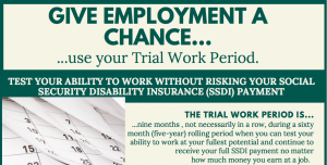 Image of Trial Work period flyer