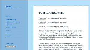 Image of KYPSO website