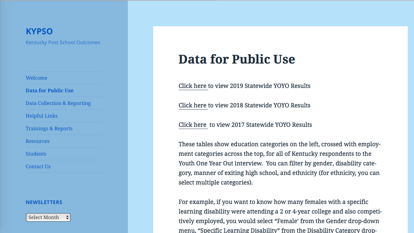 Image of KYPSO website