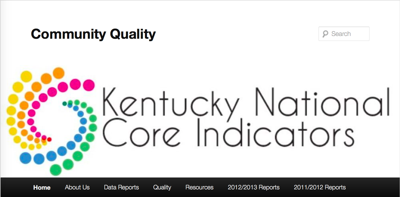 Kentucky National Core Indicators website image