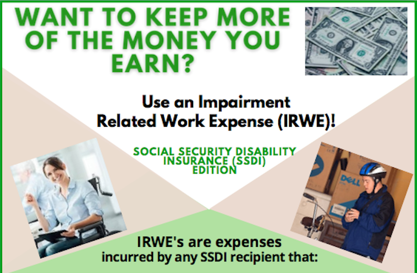 SSDI IRWE Infographic Image