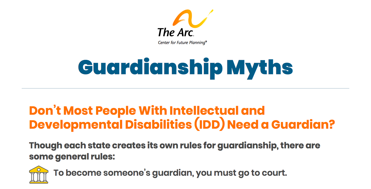 Guardianship Myths Handout